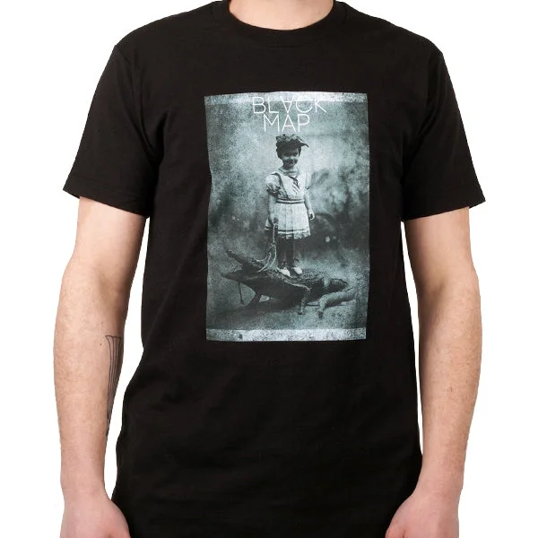 Sports Trend Black Map "Crocgirl" T-Shirt
