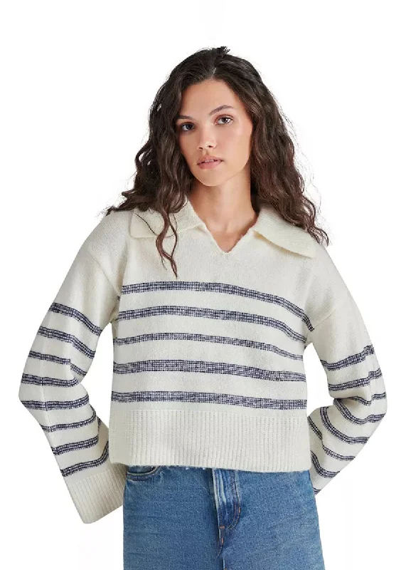 Youthful Street Fashion Esther Sweater - Cloud Cream