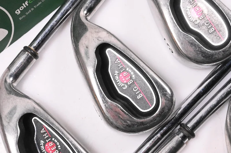 Personalized Clothing Callaway Big Bertha 2004 Irons / 3-9i / Uniflex Callaway Big Bertha Shafts