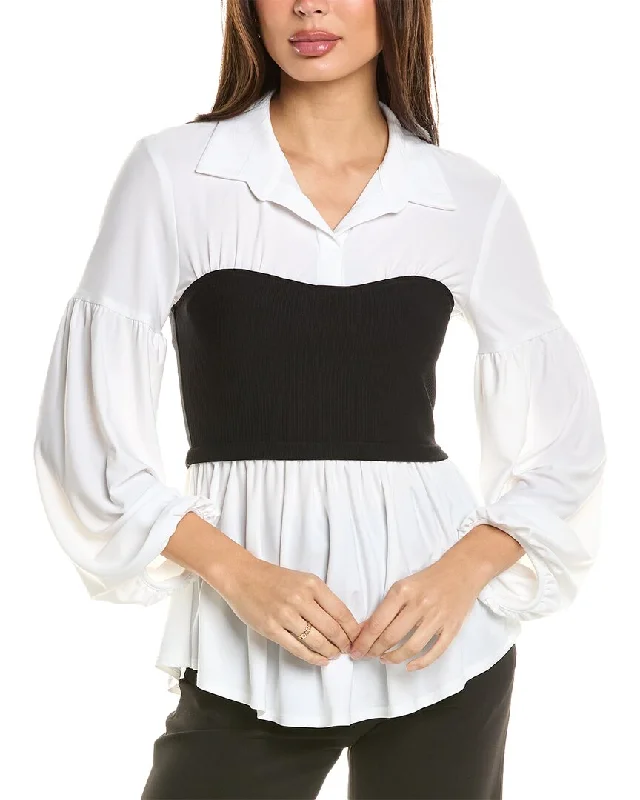 Urban Fashion Joseph Ribkoff Corset Detail Top