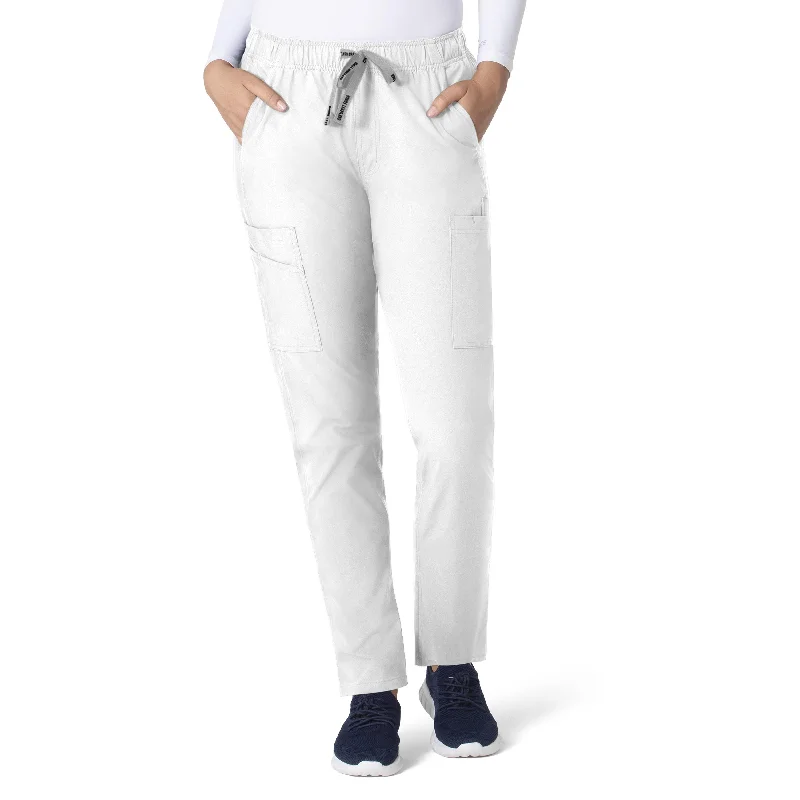 Retro Literary Style Carhartt Force Essentials Women's Straight Leg Scrub Pant - White