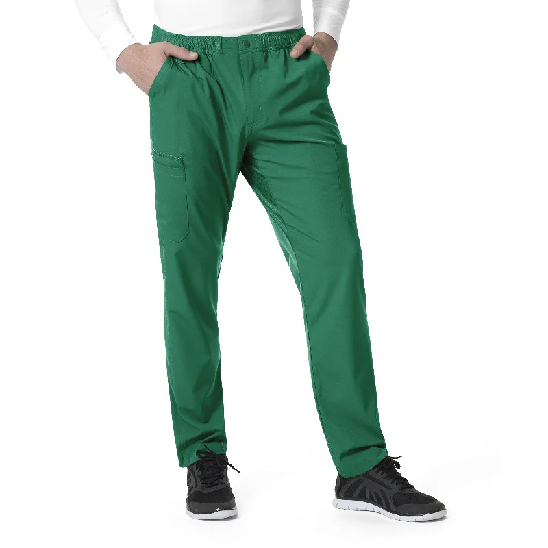 Street Show-off Style Carhartt Force Liberty Men's Athletic Cargo Scrub Pant - Hunter Green